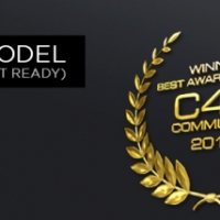 桂冠 橄榄叶3D模型Cinema 4D Model: Laurel Wreath