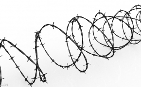 军事隔离铁丝网C4D模型 wire mesh 3D model