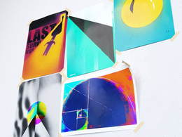 粘贴的海报 画报C4D模型 Posters
