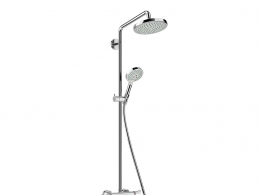 克罗马220恒温淋浴系统 (淋浴设备)3D模型素材下载Croma Showerpipe 220 Thermostat by