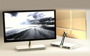 大屏显示器/电视机C4D模型 LED-TVs