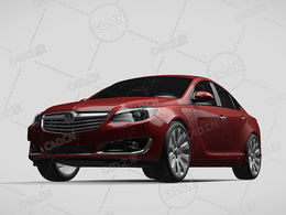 沃克斯豪尔徽章ecoflex家用汽车轿车2015款C4D汽车模型下载