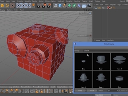 C4D网格编辑处理插件 PolyGnome Light For Cinema 4D R13-R19 Win