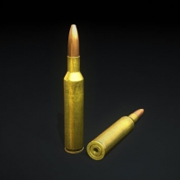 突击步枪子弹3D模型 Assault Rifle