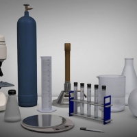 化验室常用设备C4D模型合集 CINEMA 4D SCIENCE MODEL PACK