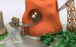 游乐场动画C4D工程文件 Playground animation