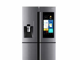 三星智能家庭中心多门冰箱3D模型素材下载Family Hub Multi-door Fridge Freezer by Sa