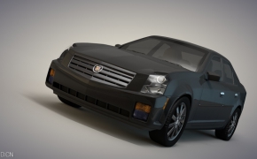 凯帝拉克轿车C4D模型 Cadillac CTS