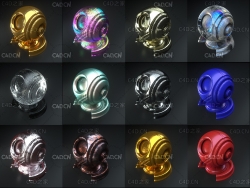 99个OC预设oc材质球 octane材质球 JKUB Octane Materials