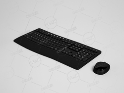 游戏键鼠套装键盘鼠标 Keyboard and mouse C4D模型下载