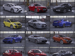 10辆不错的汽车3d模型 Evermotion - HDModels Cars. Vol. 4 full