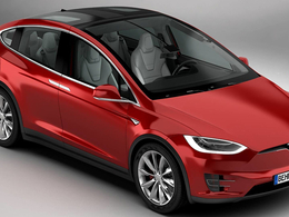 特斯拉Model X 2017款电动汽车C4D模型 Tesla Model X 2017 3D Model