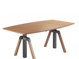 Konig+Neurath品牌S型办公会议桌3D模型素材下载TALO.YOU S Office Conference Table b