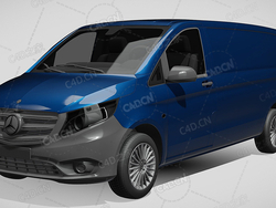 梅赛德斯奔驰麦特斯货车L3-2021款C4D汽车模型下载