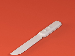 低面卡通锯刀图标模型knife