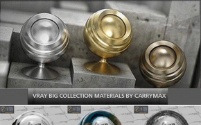 VRAY材质合集 Vray Materials Collection By Carrymax