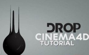 C4D水滴MG拖尾效果教程 Drop Liquid motion