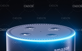 C4D Redshift亚马逊Echo2智能音箱 Amazon Echo 2o Generation