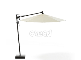 花园伞遮阳伞c4d模型下载