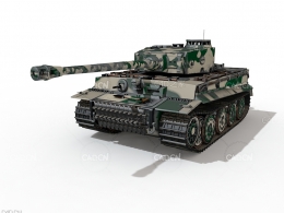 坦克C4D模型 Tank Tigr