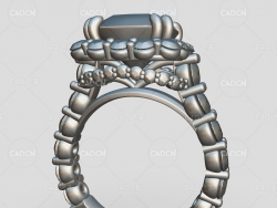 女性婚戒C4D模型 ChapelHills TinaT