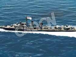 C4D海军舰艇军舰舰船-英国VW级驱逐舰模型 V&W class destroyer 3d Model