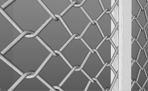 铁丝防护网C4D模型 FENCE