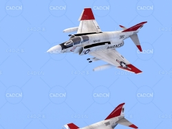 F-4鬼怪战斗机C4D模型 F-4E Phantom II