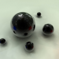 C4D黑色金属材质： Used Metal Material