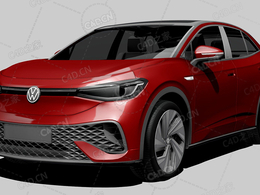 大众-id5-pro绿色新能源纯电车2022款C4D汽车模型下载
