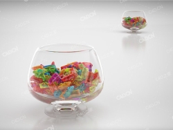 装满小熊软糖的碗 bowl full of gummybears