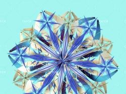 低面创意钻石花 Flower