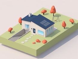 卡通别墅 可爱的房子C4D模型 Simple Cute House