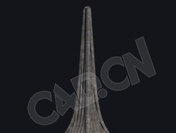 C4D屋顶香格里拉中式建筑模型 Kitbash3d-Shangri-La_Tower_K_grp