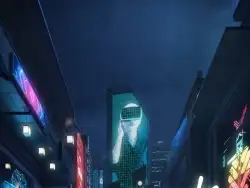 赛博朋克城市街区