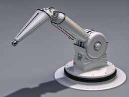 机械手臂动画c4d模型免费下载Robot Arm