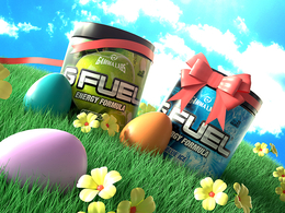 C4D Octane Render罐装奶粉广告模型