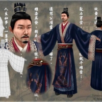 古代三国人物3D模型：孙权