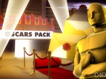 C4D奥斯卡颁奖典礼场景模型 Cinema 4D Model Pack: Night at the Oscars