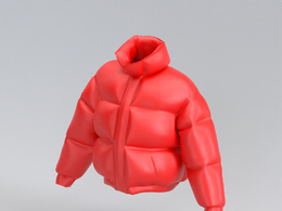 服饰模型：羽绒服夹克