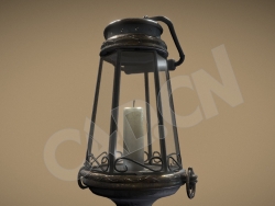 破旧蜡烛台模型 Old Candle Holder
