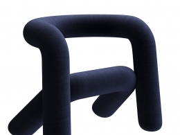 胡子品牌特粗扶手椅3D模型素材下载Extra Bold Armchair by Moustache