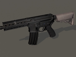 AR-15步枪C4D模型Rifle