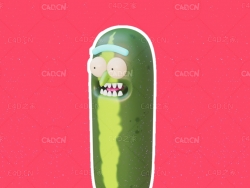 卡通黄瓜小子角色模型 Pepinillo rick
