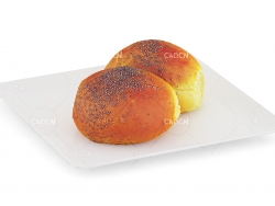 盘子里的烤面包C4D模型 bread