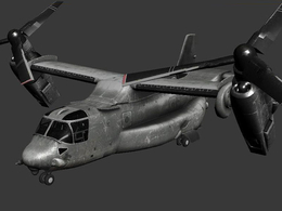 美国鱼鹰V-22倾转旋翼机MV-22