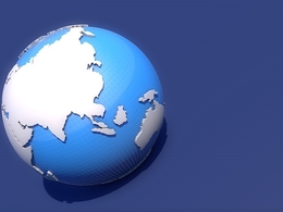 蓝色科技地球C4D模型 Blue Earth