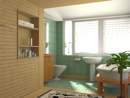 浴室C4D模型 bathroom