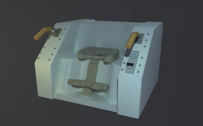 太空空间站卫生间坐便器C4D模型 Space toilet