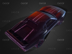 概念超跑汽车C4D模型 Concept car